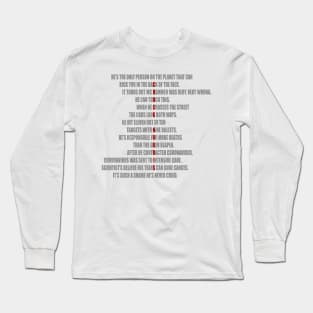 Ballad of Chuck Norris Long Sleeve T-Shirt